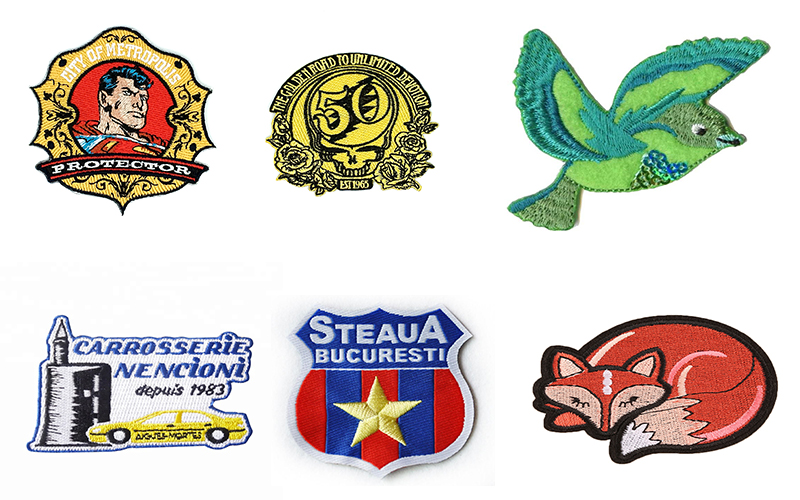 Embroidered badges manufacturer