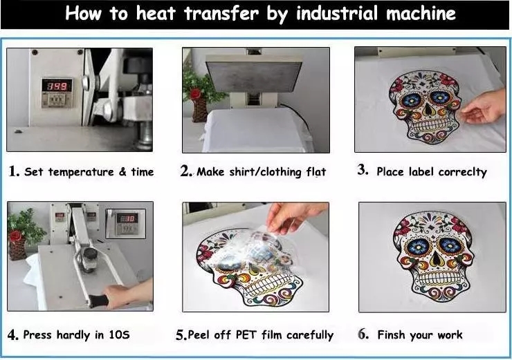 High Stretch Plastisol Heat Transfer Labels