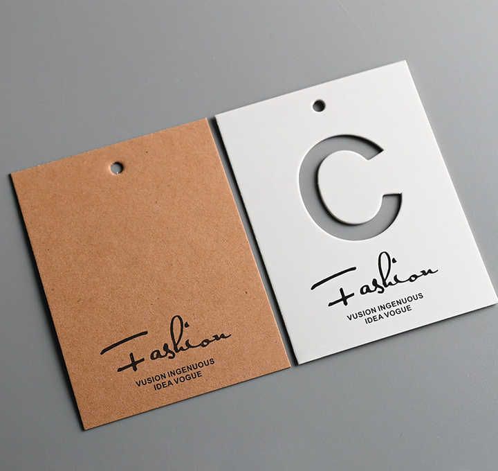 Embossed Hangtags With Hole