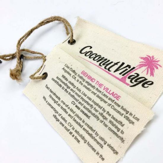 Cotton Custom Brand Tags