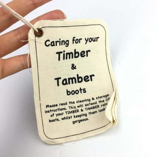 Eco-friendly Cotton Canvas Fabric Hangtags for Garments 