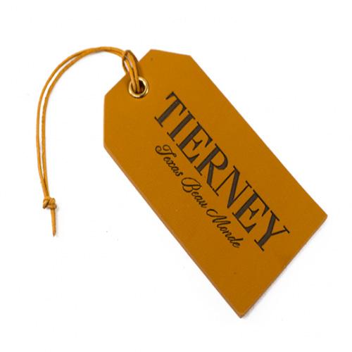 Leather Hang Tags with String and Eyelet for Garments 