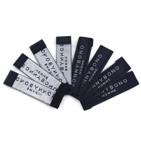 Woven Clothing Tags and Labels in Damask - Rapid Tag & Label