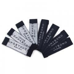 Damask Woven Labels with Brand Name or Symbols