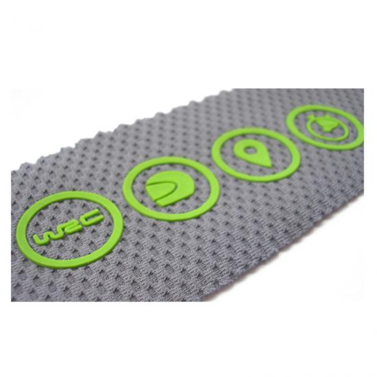 Silicone 3D Rubber Heat Transfer Logo Stickers for Clothing 