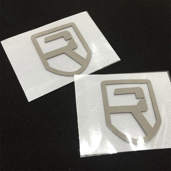 Silicone 3D Rubber Heat Transfer Logo Stickers for Clothing 