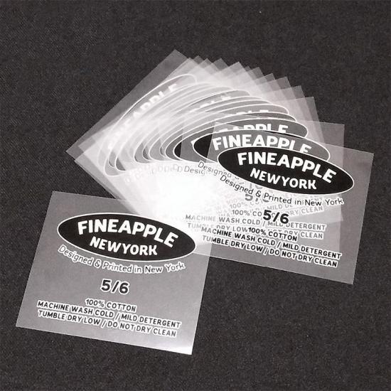 Heat Transfer Tagless Labels for Clothing 
