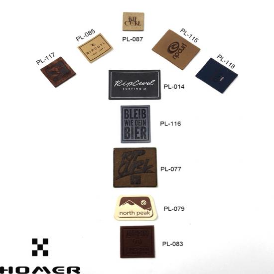Customized Logo Leather Patches for Clothing 