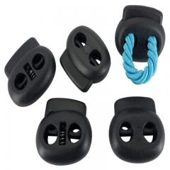 Two Holes Plastic Spring Cord Lock
