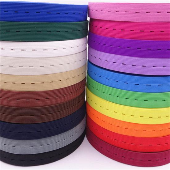 China Supplier 1 Inch Knitted Elastic Band Elastic Webbing