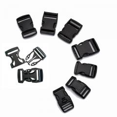 Reversible Black Bag Strap Plastic Belt Buckles