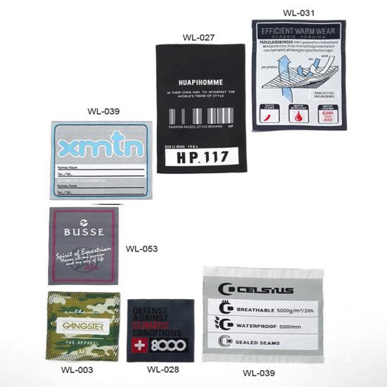 Fine Polyester High Density Woven Labels for Clothing 