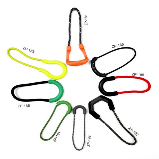 Clothing PVC Zipper Pulls