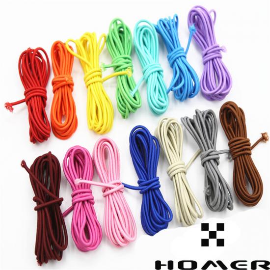 China Best Round Elastic Cord Elastic String For Clothing Supplier