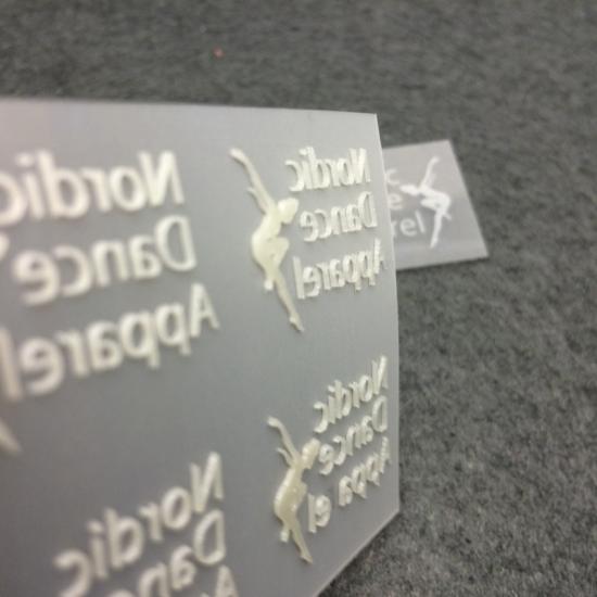 3d Rubber Silicone Heat Transfer Label for T-shirts 