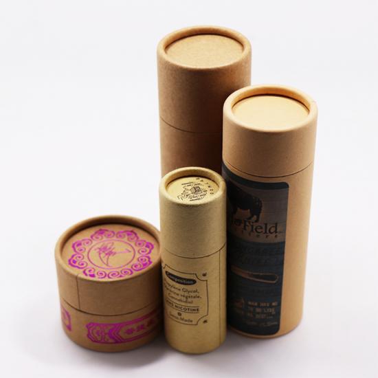 Custom Printing Cylindrical Shape Packaging Tube Cardboard Box 