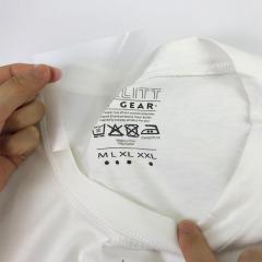 Heat transfer custom printed plastisol label