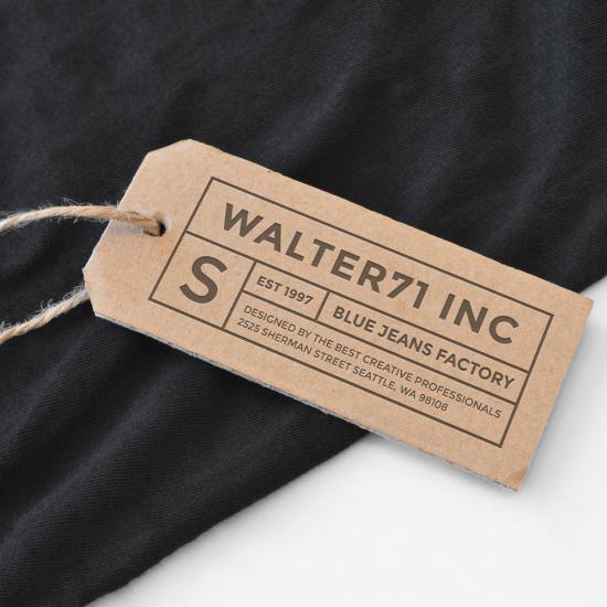 Paper Garment Hang tag Labels with String 