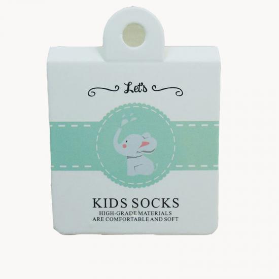 Custom Design socks paper printing hang tags 