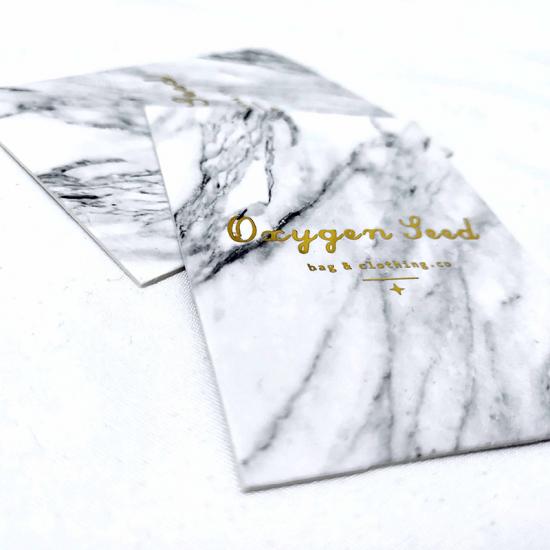Marble Printed Customized Hang tags For Clothing 