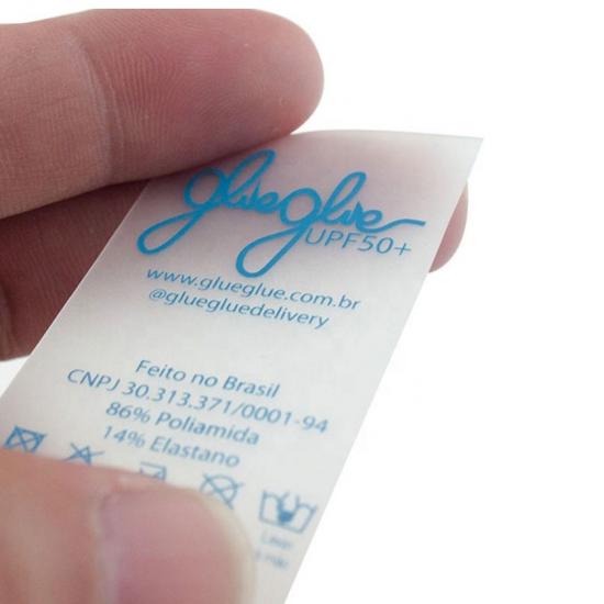Eco-friendly TPU clear washing care labels