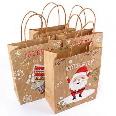 Christmas feature kraft paper bags