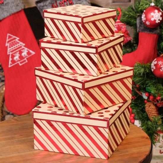 High quality Christmas gift boxes with logo 
