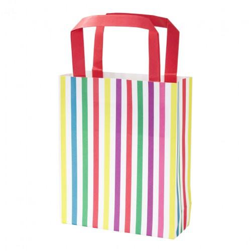 Custom white kraft paper gift bag