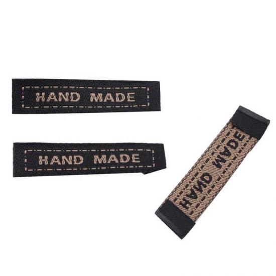 Customized Green Washable Woven Main Labels for Garments 
