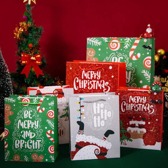 Christmas gift paper bags