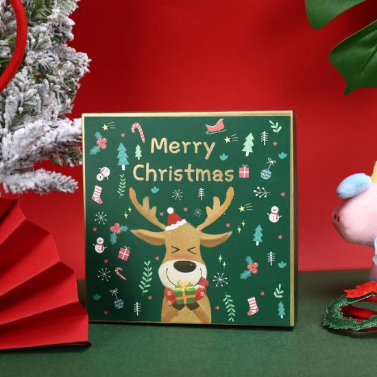 Custom Printed Christmas Gift  Card Board Boxes 