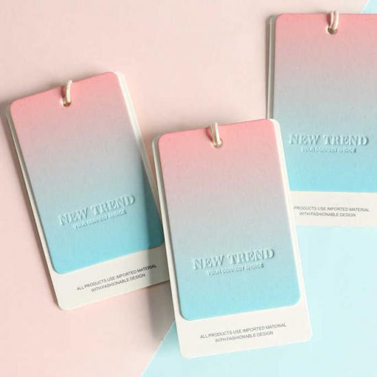 Custom Clothing Clear Hang Tags