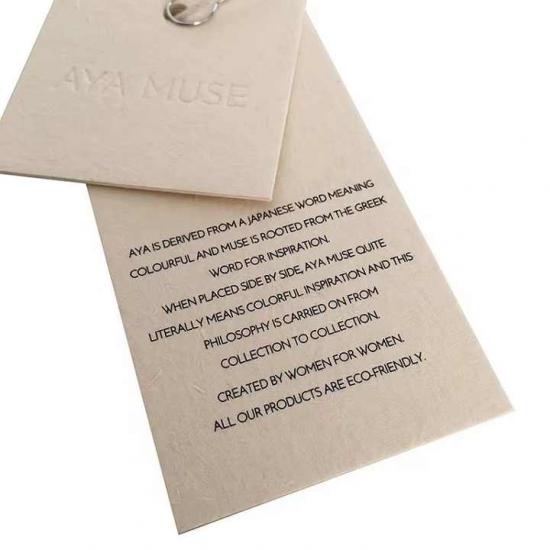 Eco-Friendly Special Paper Hang Tag 