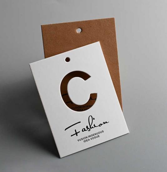 Eco Friendly Kraft Paper Hang Tag For Clothing 