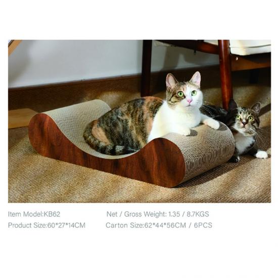 Customized corrugated paper for cat scratcher and cat dens