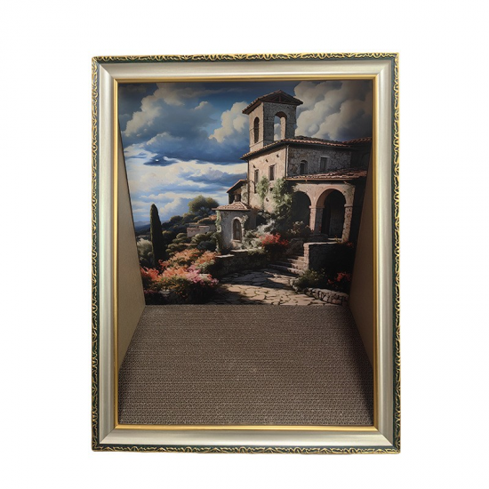 Cat Houses with Scratch board for Indoor