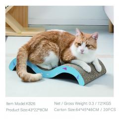 cute and eco - friendly cat scratchers made of corrugated cardboard