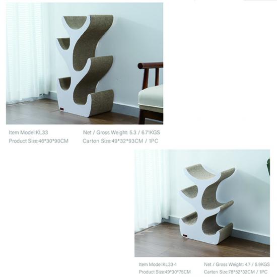 corrugated cat scratcher house simple cardboard cat scratcher pad OEM/ODM manufacture