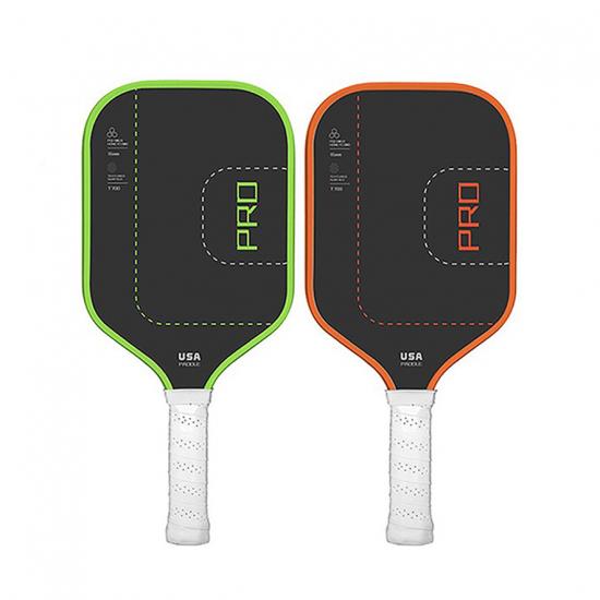 Wool-textured matte carbon fiber pickleball paddle
